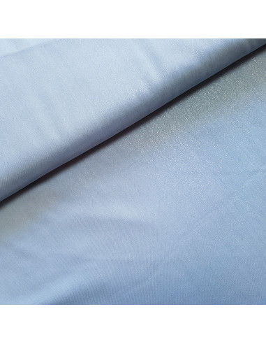 Tissu, Viscose Unie Pailletée, Bleu Jean, Laize 140 cm, 100% Viscose 156g/m²
