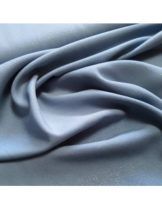 Viscose unie pailletée, bleu jean 2