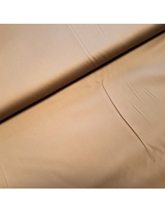 Satin de coton uni, sable