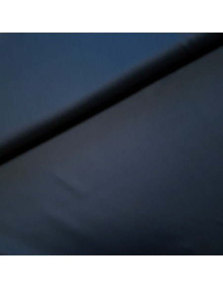 Satin de coton uni, bleu marine