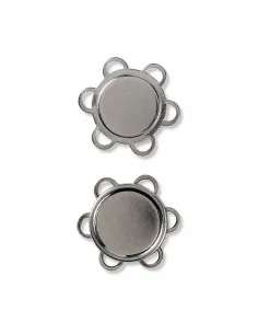 Bouton magnétique à coudre Prym 25 mm argent | Zephyr Tissus 2