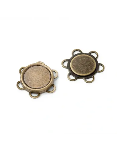 Bouton magnétique Prym 25 mm laiton antique | Zephyr Tissus
