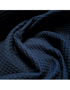 Nid d'abeille, bleu marine 2