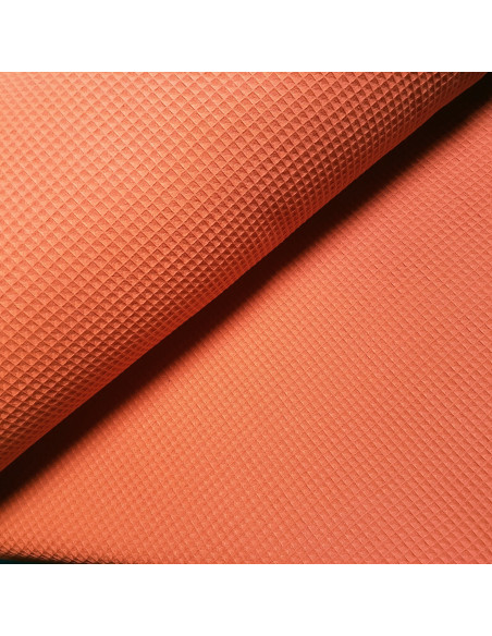 Nid d'abeille, rose flamingo