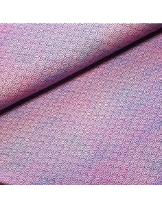 Jersey de coton digital, manga vagues