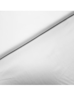 Satin de coton uni, blanc