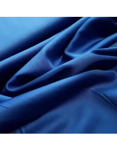 Tissu, Satin de Coton Uni, Bleu Roi, Laize 150 cm, 100% Coton 172.5g/m² 2