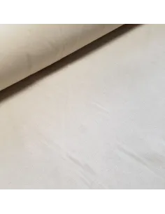 Tissu, Cretonne de Coton Unie, Écru, Laize 150 cm, 100% Coton 150g/m²