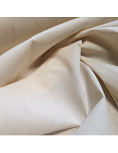 Cretonne de coton unie, écru 2