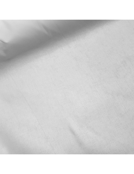 Cretonne de coton unie, blanc