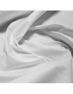 Cretonne de coton unie, blanc 2