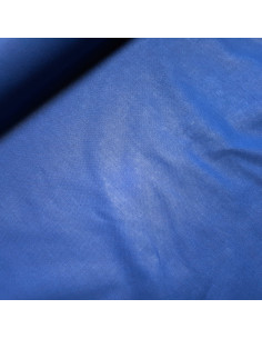 Cretonne de coton unie, bleu roi