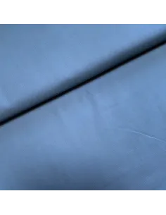 Tissu, Popeline de Coton Unie, Bleu Jean, Laize 150 cm, 100% Coton 195g/ml