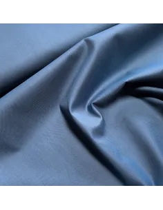 Tissu, Popeline de Coton Unie, Bleu Jean, Laize 150 cm, 100% Coton 195g/ml 2