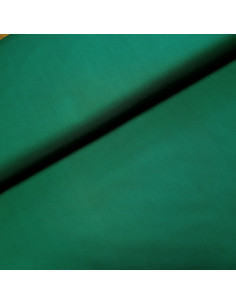 Popeline de coton unie, vert émeraude