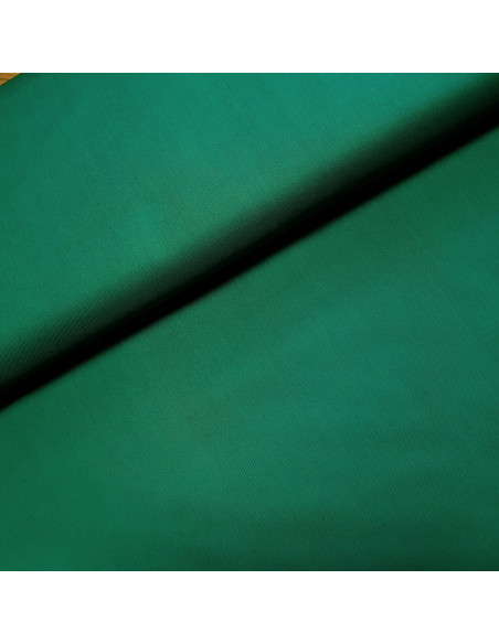 Popeline de coton unie, vert émeraude