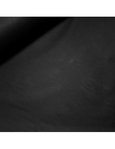 Cretonne de coton unie, noir
