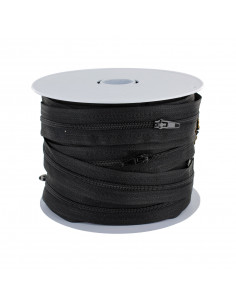 Fermeture Eclair au mètre, 3,8mm, noir