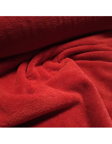 Eponge de bambou doudou, rouge