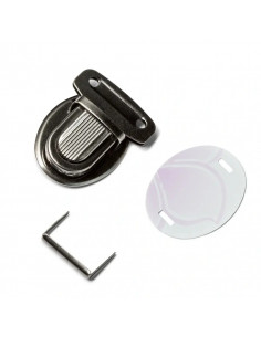 Fermeture de cartable, 26mm, vieil argent 2