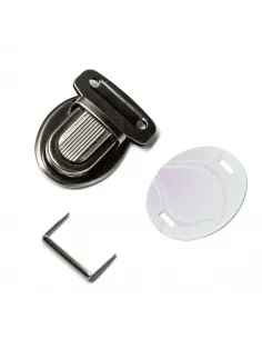 Fermeture cartable Prym, vieil argent, 26 mm | Zephyr Tissus 2