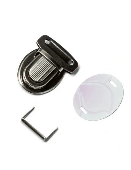 Fermeture cartable Prym, vieil argent, 26 mm | Zephyr Tissus