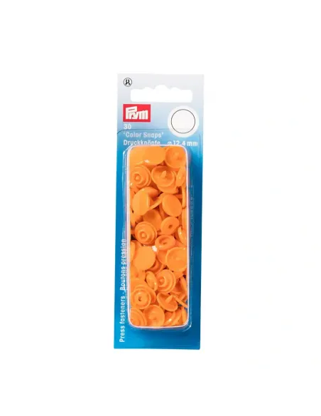 Boutons pression Color Snaps Prym orange | Zephyr Tissus