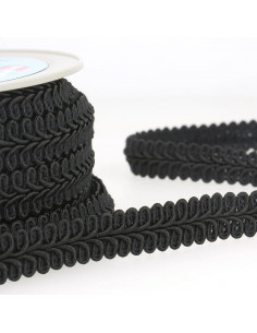 Galon style Chanel, noir