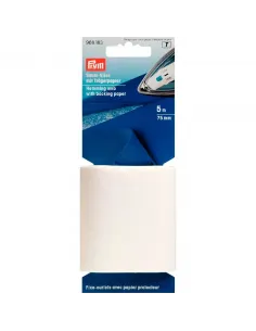 Fixe-ourlets thermocollant Prym 75 mm blanc | Zephyr Tissus