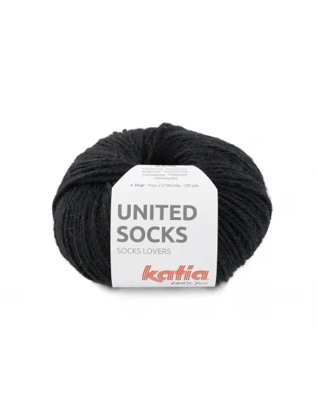 Fil Katia United Socks, coloris au choix, laine superwash pour chaussettes