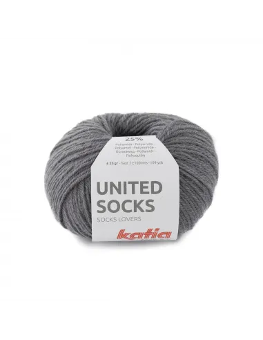 Fil Katia United Socks, coloris au choix, laine superwash pour chaussettes