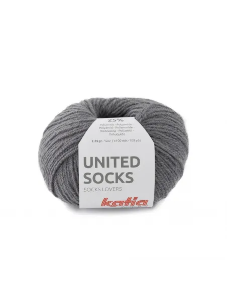 Fil Katia United Socks, coloris au choix, laine superwash pour chaussettes