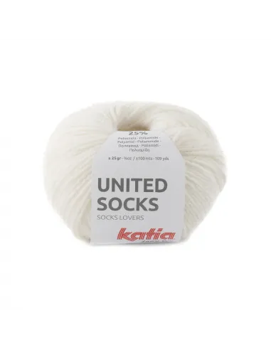 Fil Katia United Socks, coloris au choix, laine superwash pour chaussettes