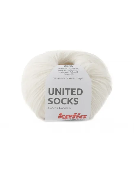 Fil Katia United Socks, coloris au choix, laine superwash pour chaussettes
