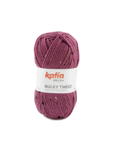 Fil, Katia Bulky Tweed, Couleur au choix, 100g, Laine acrylique