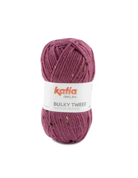 Fil, Katia Bulky Tweed, Couleur au choix, 100g, Laine acrylique