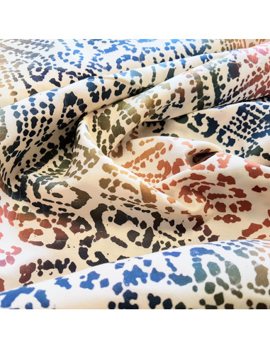 Tissu, Batik, Tons Chauds, Laize 140 cm, 100% Viscose 116g/m²