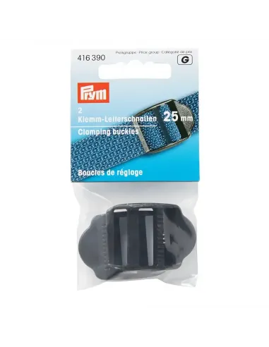 Boucle de réglage Prym noire 25 mm | Zephyr Tissus