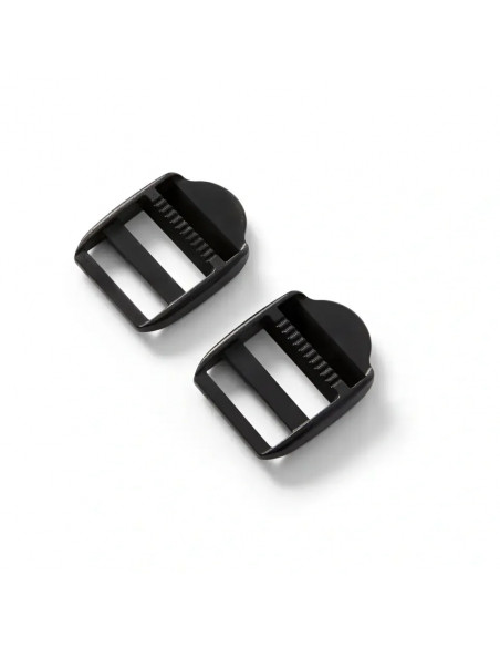 Boucles de réglage, 25mm, noir