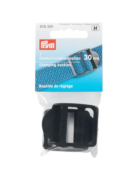 Boucles de réglage Prym Noir 30 mm | Zephyr Tissus