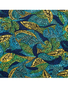 Jersey viscose, feuilles graphiques