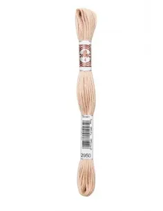 Fil à broder, Retors Mat DMC Art 89, 10 m, Beige cachemire (2950)