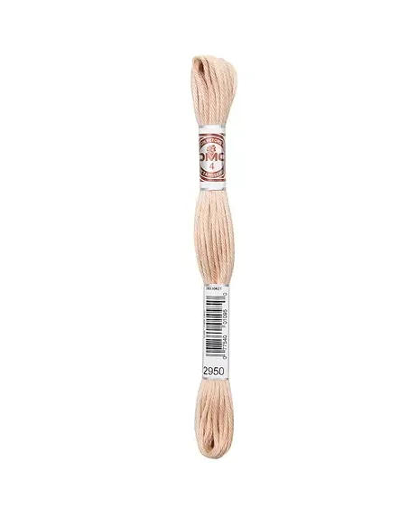 Fil à broder, Retors Mat DMC Art 89, 10 m, Beige cachemire (2950)