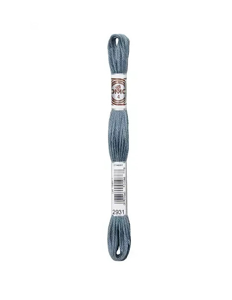 Fil Retors mat, Bleu gris, 2931