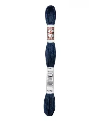 Fil à broder, Retors Mat DMC Art 89, 10 m, Bleu pétrole foncé (2929)