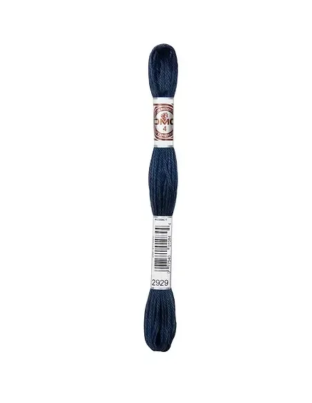 Fil à broder, Retors Mat DMC Art 89, 10 m, Bleu pétrole foncé (2929)