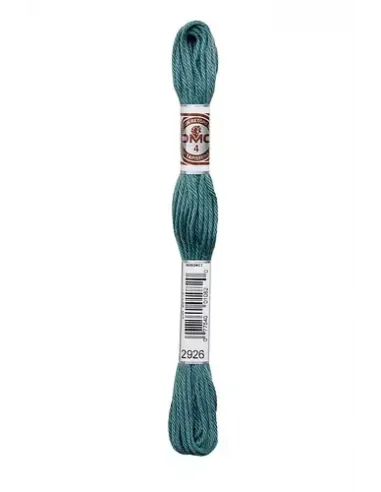 Fil à broder, Retors Mat DMC Art 89, 10 m, Gris vert (2926)
