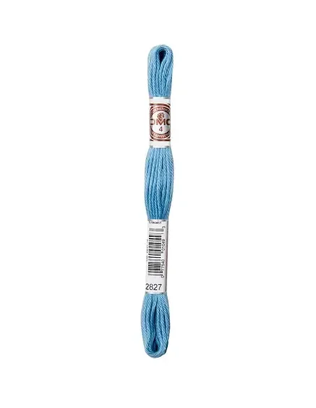 Fil à broder, Retors Mat DMC Art 89, 10 m, Bleu Nattier (2827)