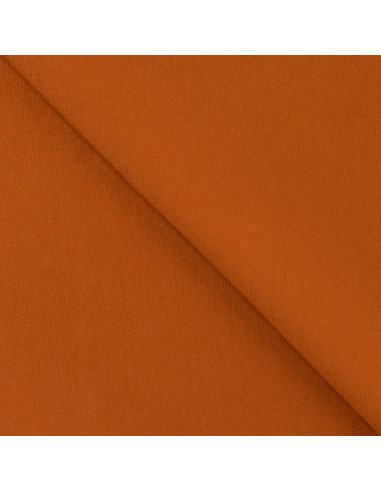 Tissu, Jersey Milano Uni (Ponte de Roma), Terracotta Clair, Laize 150 cm, Viscose Polyamide Stretch Oeko-Tex