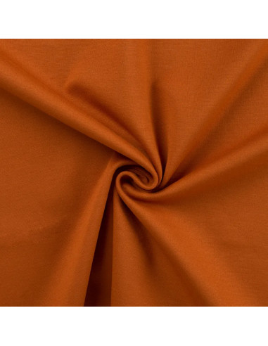 Tissu, Jersey Milano Uni (Ponte de Roma), Terracotta Clair, Laize 150 cm, Viscose Polyamide Stretch Oeko-Tex